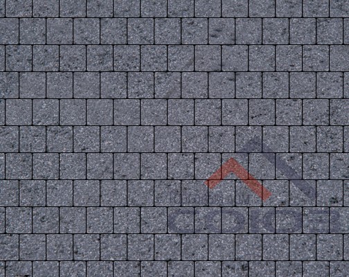 Тротуарная плитка Квадрат Granite FERRO Амфиболит частичный прокрас 100x100x60мм Фабрика Готика