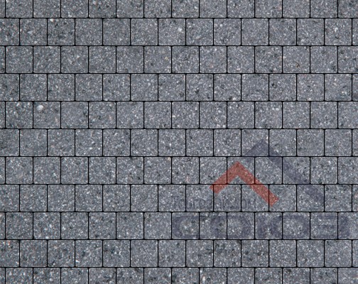 Тротуарная плитка Квадрат Granite FERRO Исетский частичный прокрас 100x100x60мм Фабрика Готика
