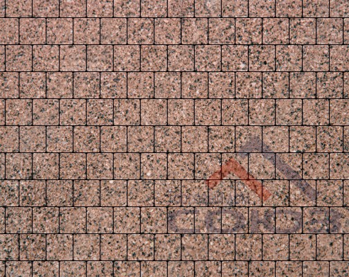 Тротуарная плитка Квадрат Gold №16 частичный прокрас 100x100x60мм Фабрика Готика