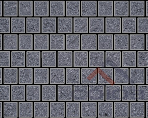 Тротуарная плитка Квадрат Granite FERRO Амфиболит частичный прокрас 150x150x60мм Фабрика Готика