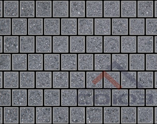 Тротуарная плитка Квадрат Granite FERRO Исетский частичный прокрас 150x150x60мм Фабрика Готика