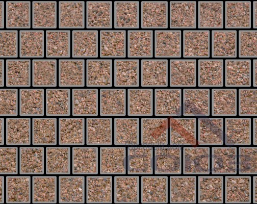 Тротуарная плитка Квадрат Silver №3 частичный прокрас 150x150x60мм Фабрика Готика
