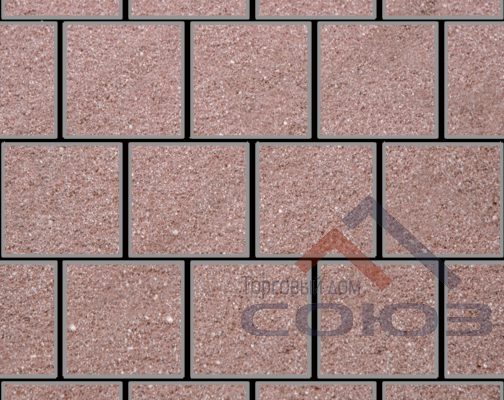 Тротуарная плитка Квадрат Bronze №7 300x300x40мм Фабрика Готика