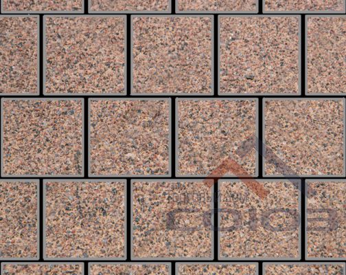 Тротуарная плитка Квадрат Bronze №17 300x300x50мм Фабрика Готика