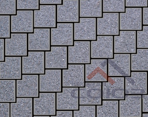 Тротуарная плитка Калипсо Bronze №14 частичный прокрас 200x200x60мм Фабрика Готика