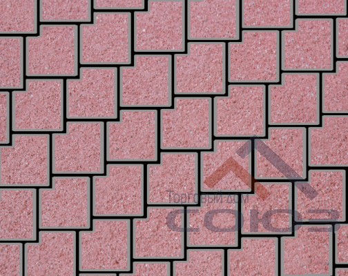 Тротуарная плитка Калипсо Bronze №21 частичный прокрас 200x200x60мм Фабрика Готика