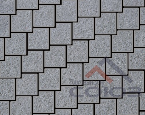 Тротуарная плитка Калипсо Bronze №24 частичный прокрас 200x200x60мм Фабрика Готика