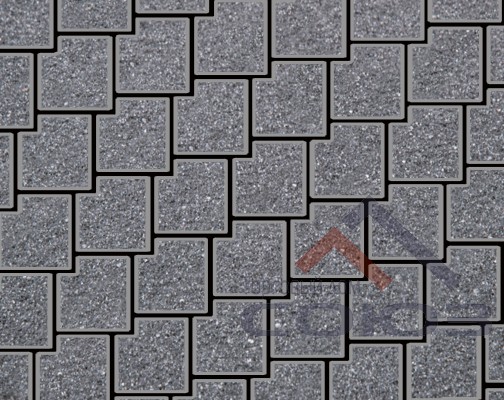 Тротуарная плитка Калипсо Bronze №26 частичный прокрас 200x200x60мм Фабрика Готика