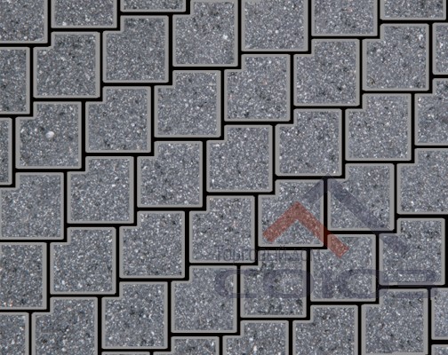 Тротуарная плитка Калипсо Granite FERRO Исетский частичный прокрас 200x200x60мм Фабрика Готика
