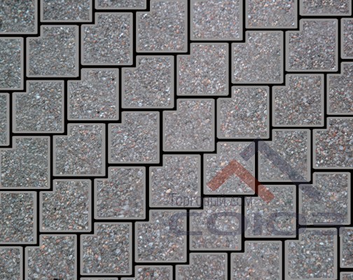 Тротуарная плитка Калипсо Gold №13 частичный прокрас 200x200x60мм Фабрика Готика