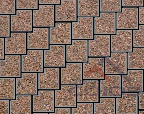 Тротуарная плитка Калипсо Silver №3 частичный прокрас 200x200x60мм Фабрика Готика