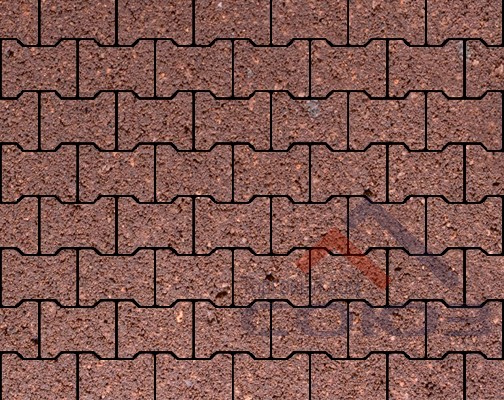 Тротуарная плитка Катушка оранжевый ч/п с/ц 200x165x60мм Фабрика Готика