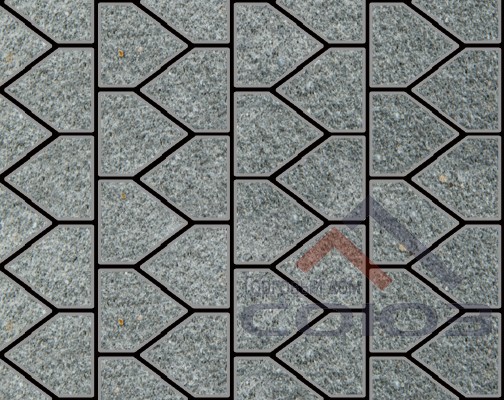 Тротуарная плитка Шапка Епископа Bronze №12 ч/п 280x200x100x60мм Фабрика Готика