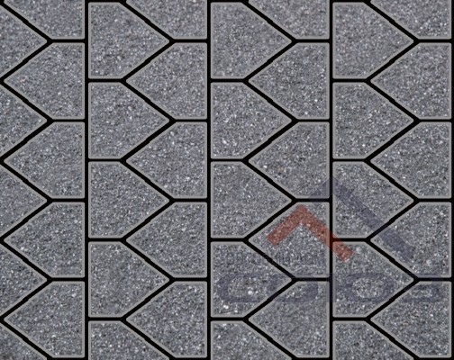 Тротуарная плитка Шапка Епископа Bronze №26 ч/п 280x200x100x60мм Фабрика Готика