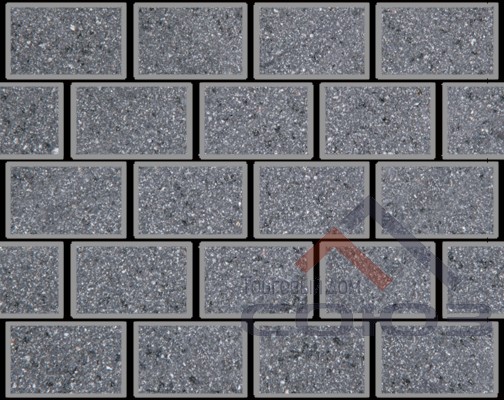 Тротуарная плитка Картано Гранде Granite FERRO Исетский ч/п 300x200x60мм Фабрика Готика