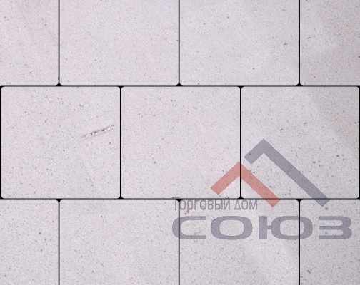 Тротуарная плитка Квадрат кристалл ч/п б/ц 400x400x60мм Фабрика Готика