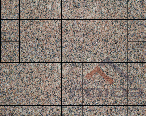 Брусчатка Грандо красный с черным-гранит+ Выбор Брусчатка Грандо красный с черным-гранит+ Выбор