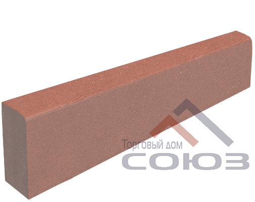 Садовы бордюр 1000х200х80 красный с Садовы бордюр 1000х200х80 красный с