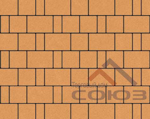 Брусчатка Бельпассо оранжевый-моноколор Steinrus Брусчатка Бельпассо оранжевый-моноколор Steinrus