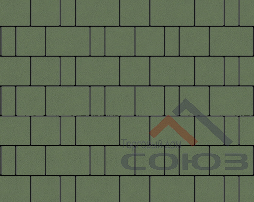 Брусчатка Бельпассо зеленый-моноколор Steinrus Брусчатка Бельпассо зеленый-моноколор Steinrus