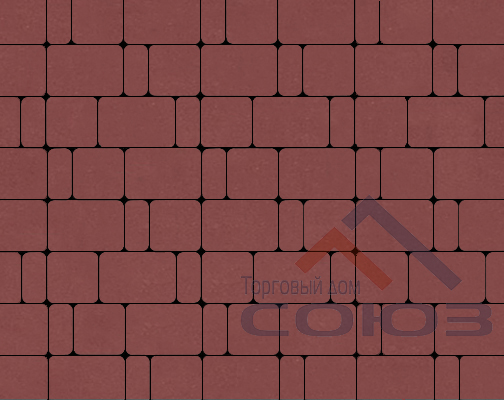 Брусчатка Инсбрук Альт Нео винный-моноколор Steinrus Брусчатка Инсбрук Альт Нео винный-моноколор Steinrus