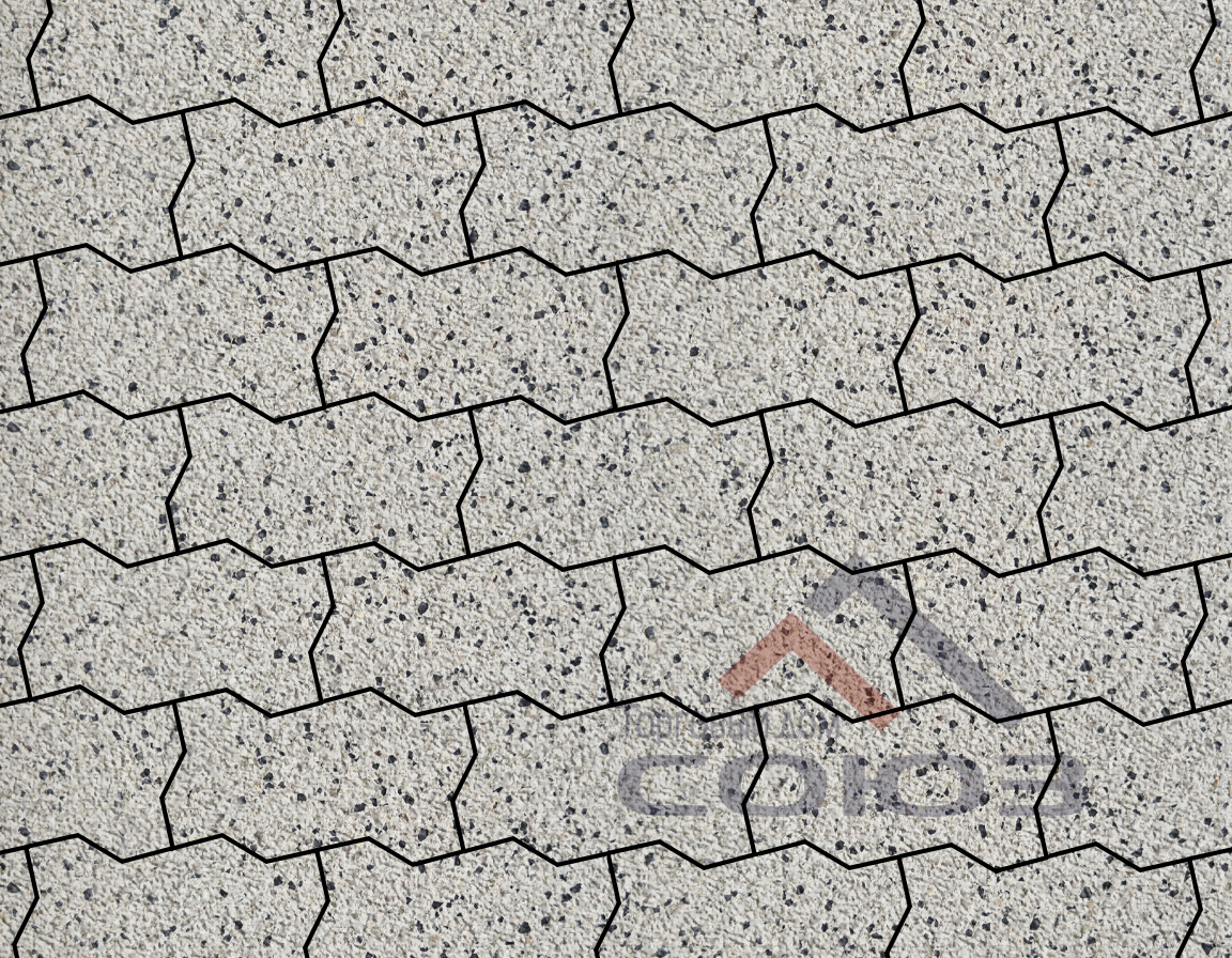 Брусчатка Зигзаг-Волна 225×112,5 FERRO Покостовский Готика Брусчатка Зигзаг-Волна 225×112,5 FERRO Покостовский Готика